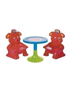 Silla + Mesa Osito Roja 3061 Rondi Ron01