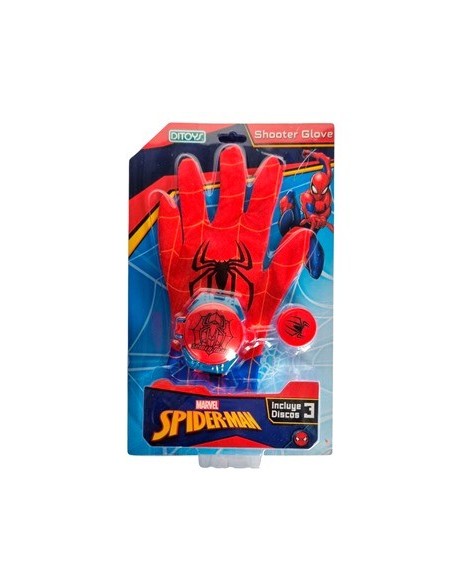 Guante Lanza Disco Spiderman Shooter Glover 2609 Dit01