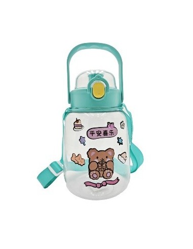 Botella 1500ml Plast  C-manija  Correa Y Stickers 2305210 E50295 Sf01 Jli03