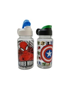 Botella 500ml Plast. Flip Top  Avenger/spider-man Flip Top 01avenger060/01spider60 Bel01