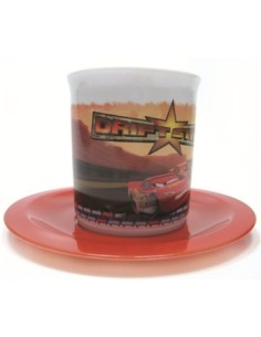 Taza C/plato Y Cuchara Cars 01038000044 Arg02 0100cars031 Bel01 (b6)