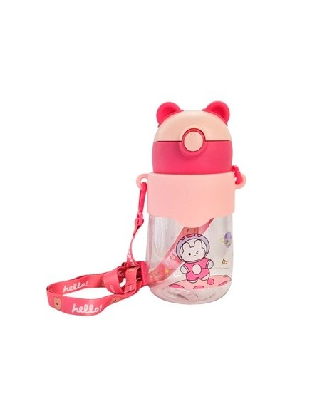 Botella 450ml Plast  Orejas C-sorbete Nena-varon Ns371874 Pk01 -b1-