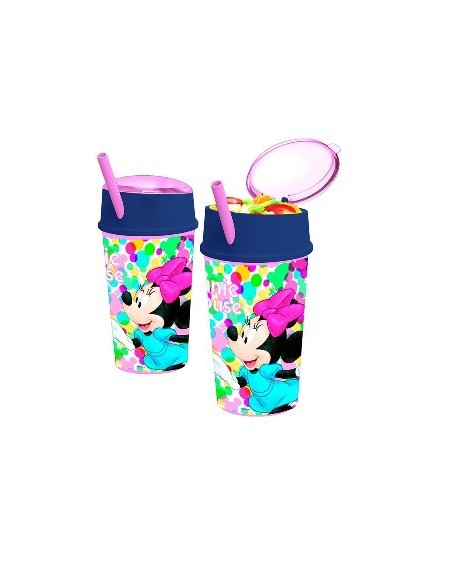 Vaso Portacereal Minnie C-bombilla Km396 Ck01