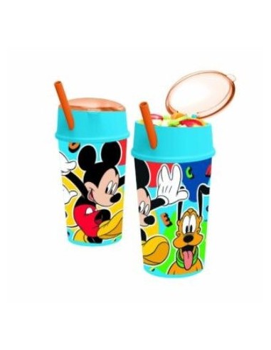 Vaso Portacereal Mickey C-bombilla Km395 Ck01