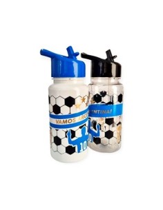 Botella 500ml Straw Top Plast. Seleccion Argentina 07futbola60 Bel01