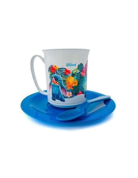 Taza C/plato Y Cuchara Stitch 01sticht031 Bel01