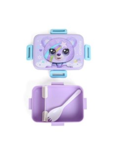 Lunchera 20x15cm Box Plast  C-utensilios Animalitos Bz29-bz30-bz31-bz32 Chi01