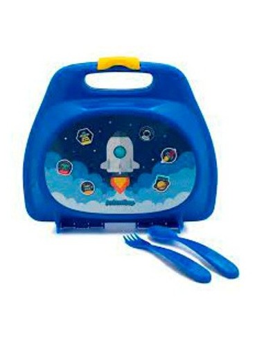 Valija Lunchera C- Cubiertos Astronauta Art05