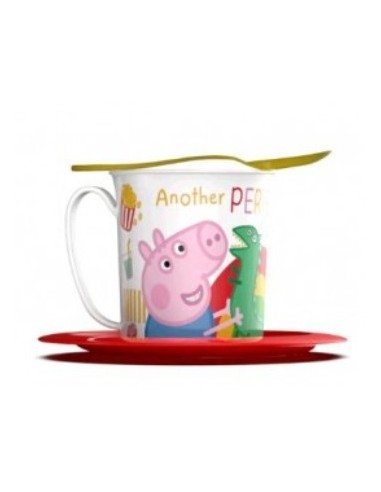 Taza C/plato Y Cuchara Peppa Pig 010peppa031 Bel01