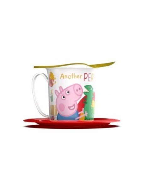 Taza C/plato Y Cuchara Peppa Pig 010peppa031 Bel01
