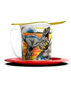 Taza C/plato Y Cuchara 01jurass031 Bel01 (b24)