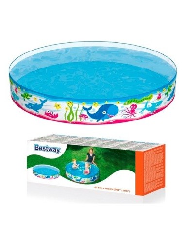 Pileta Rigida 152x25cm Orcas Tiburones Bestway 55029 Gtm Ims02 -b6-