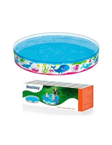 Pileta Rigida 152x25cm Orcas Tiburones Bestway 55029 Gtm Ims02 -b6-
