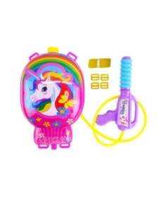 Mochila 30cm C-pistola Lanza Agua Unicornio En Bolsa 8598 Seb01
