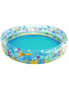 Pileta 3 Aros 152x30cm Mundo Marino Bestway 2122  51004 Gtm Ims02