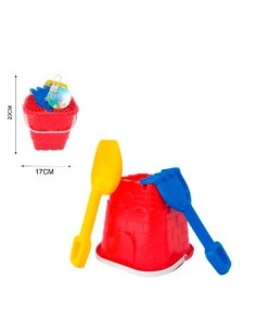 Balde Playa Castillo C-pala Rast En Red Rkj051 Rec01