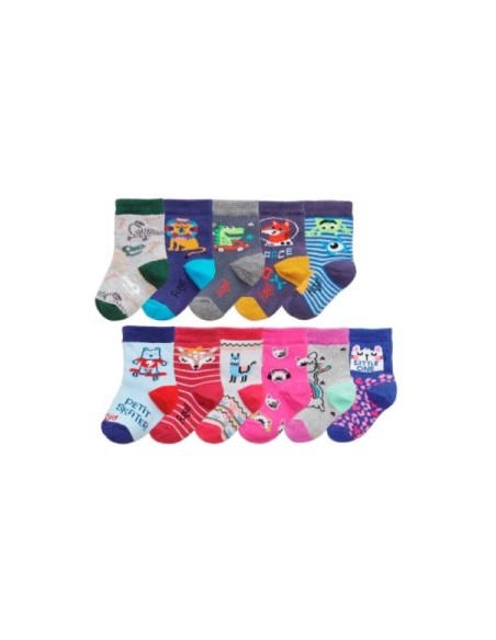 Media Bebe Algodon Y Lycra Surtido T0 59t0 Floyd Flo02 (b12)