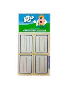 Rotulos Escolar X 24 Azul 9001000011 Sifap