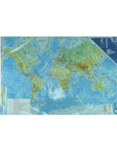 Mapa Planisferio Fis-pol N.6 Alfa Gloss -b25-