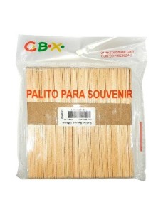 Palitos P/helado X50 Mad. Natural Cbx
