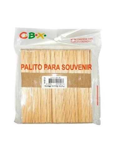 Palitos P/helado X50 Mad. Natural Cbx