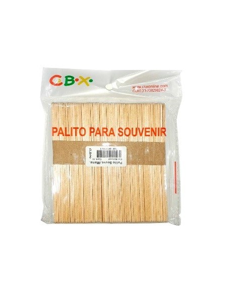 Palitos P/helado X50 Mad. Natural Cbx
