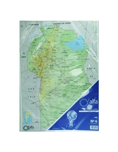 Mapa Cordoba Fis/pol N.6 6241474 Alfa Gloss (b25)