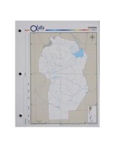 Mapa Cordoba Politico N.3 3140316 Alfa Gloss (b40)