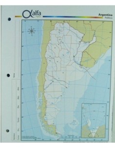 Mapa Argentina Politico N.3 3140194 Alfa Gloss (b40)