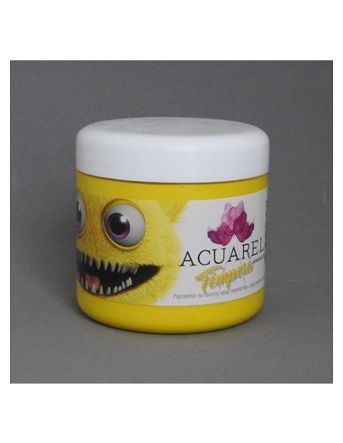 Tempera Pote Amarillo Acuarel 250grs 2500040 Mg01