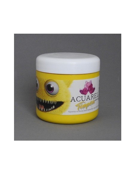 Tempera Pote Amarillo Acuarel 250grs 2500040 Mg01