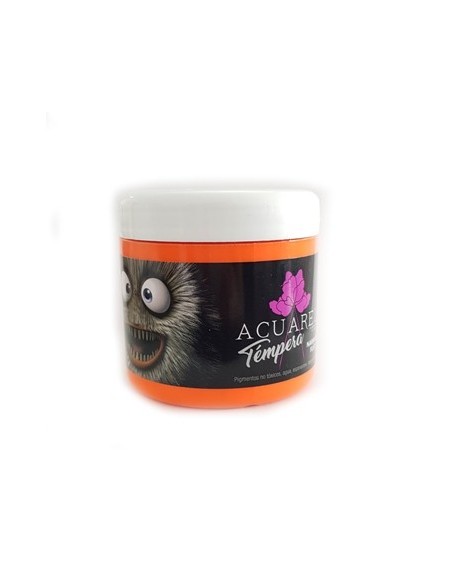 Tempera Pote Fluo Naranja  Acuarel 250grs 2500200 Mg01