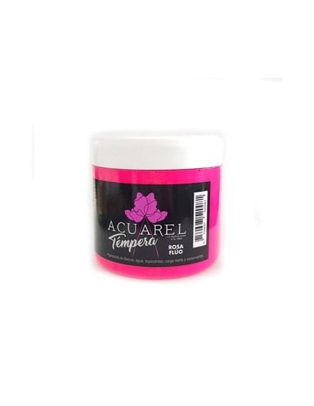Tempera Pote Fluo Rosa Acuarel 250grs 2500210 Mg01