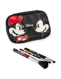 Portacosmeticos X4 Brochas Rect. Mickey Y Minnie 6865 Cla01