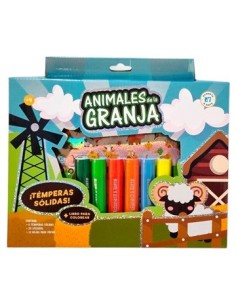 Libro P-pintar Temperas Solidas Y Stickers 005 Och01