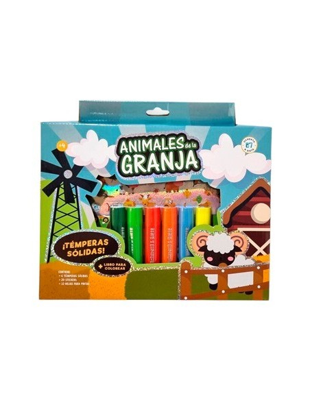 Libro P-pintar Temperas Solidas Y Stickers 005 Och01