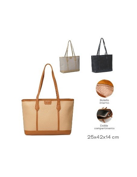 Cartera Bolsillo Interno  Doble Compartimento Composicion: Pu
25cmx42cmx14cm Trendy 18861 Tar02