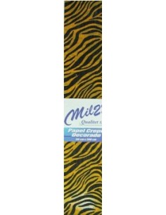 Papel Crepe X1 Print Tigre 80-67 Mil28 -b10-