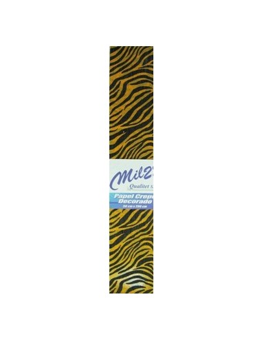 Papel Crepe X1 Print Tigre 80-67 Mil28 -b10-