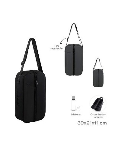 Bolso Matero Travel Tech Doble Cierre Vertical 30200 Tar02