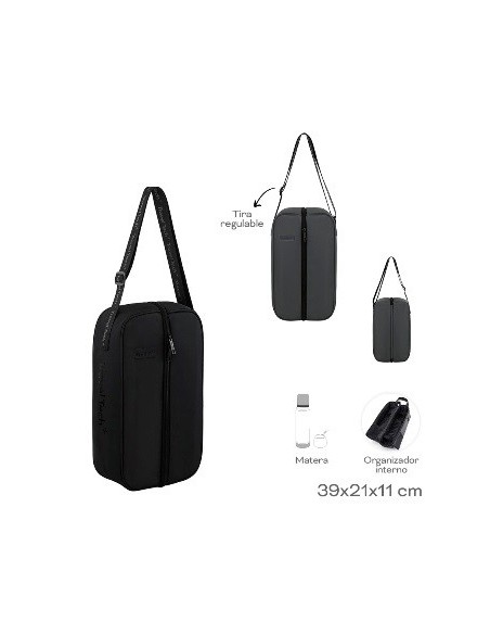 Bolso Matero Travel Tech Doble Cierre Vertical 30200 Tar02