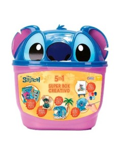 Set Super Box Creativo 5 En 1 Stitch Dmd00174 Tap02