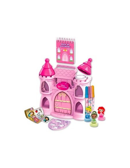 Castillo De Actividades C-block-sellos-marcadores-stickers-stencils-post It Princesas Tap02