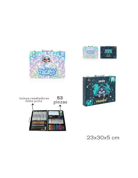 Maletin P/crear Y Colorear Surtido Trendy (boy/girl) 31017 Tar02