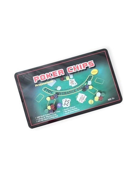 Juego De Poker En Lata Pano+300fichas+cartas 5124p Cal01