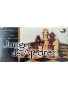 Ajedrez 29x29cm C-tablero Y Pzas Madera Im5159 Jbl01 -b12-