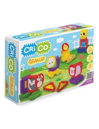 Crico 24 Pzas Animales Granja C-stickers 01-3055 Dim05