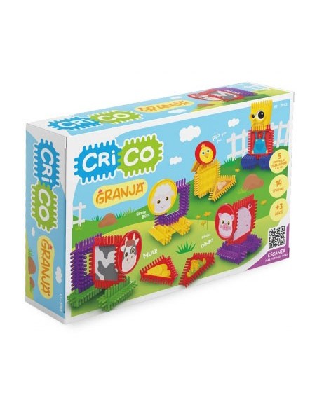 Crico 24 Pzas Animales Granja C-stickers 01-3055 Dim05
