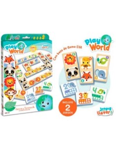 Juegos Domino-memotest-reloj Goma Eva Caja 1031-1033-1034 Kreker