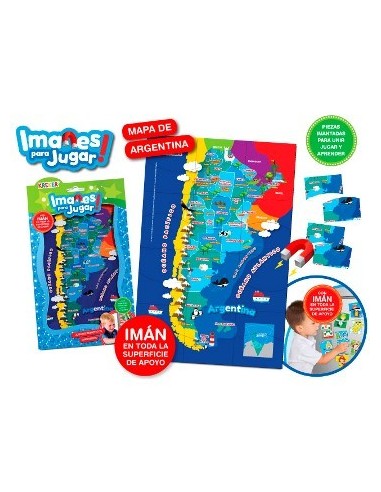 Puzzle Mapa Argentina C-iman Blister 53 Kreker
